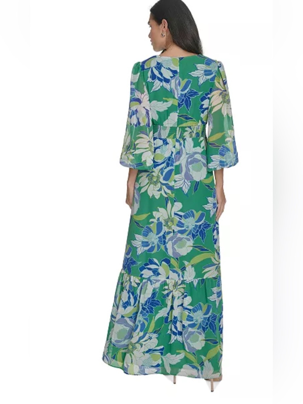Beautiful JESSICA HOWARD Floor Length Light Flowy Dress in Size 16. - Picture 4 of 15